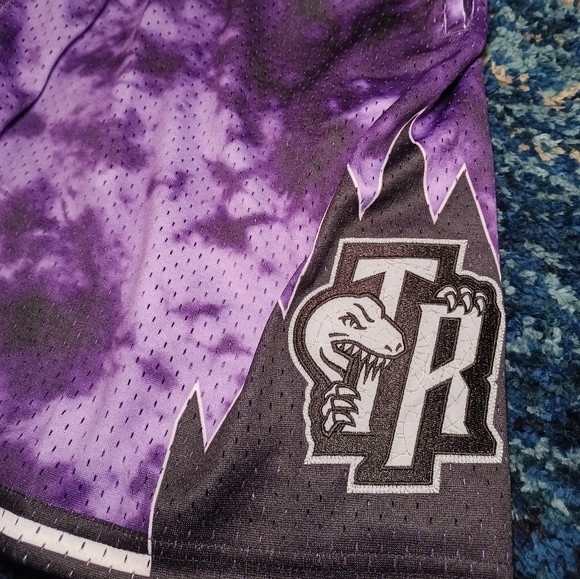 Mitchell & Ness Toronto Raptors Galaxy Reflective Swingman Mens Shorts - Picture 3 of 7
